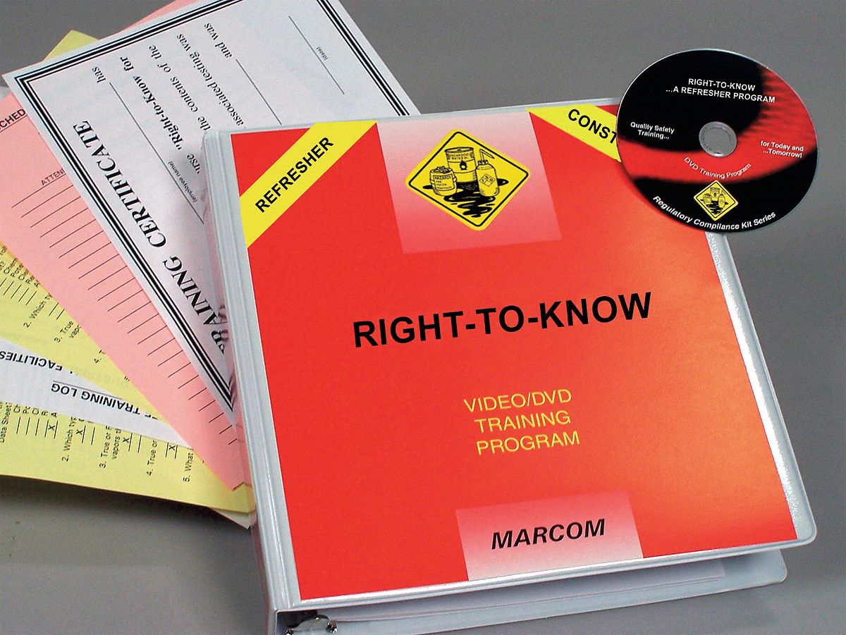 Marcom Chemical Hazmat Training English Safety Training Program 6gwx5 V0001059et Grainger