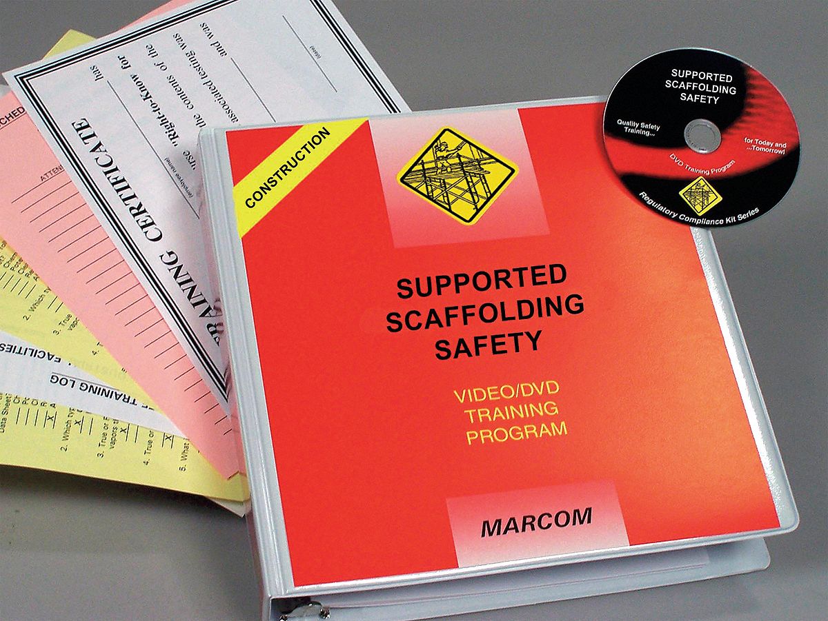 MARCOM Safety Training Program Construction Safety DVD 6GWY0 
