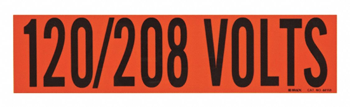 6GX39 - Voltage Card 1 Marker 120/208 Volts