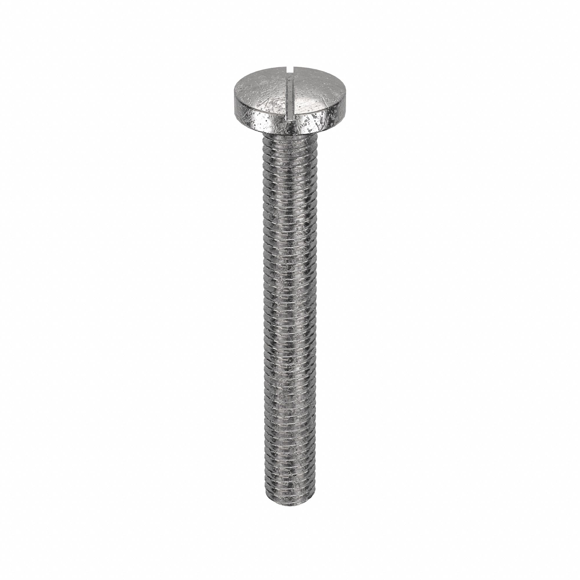 MACHINE SCREW, M3 THREAD, 25MM L, 18-8 SS, PLAIN FINISH, PAN, SLOTTED, METRIC, 100 PK