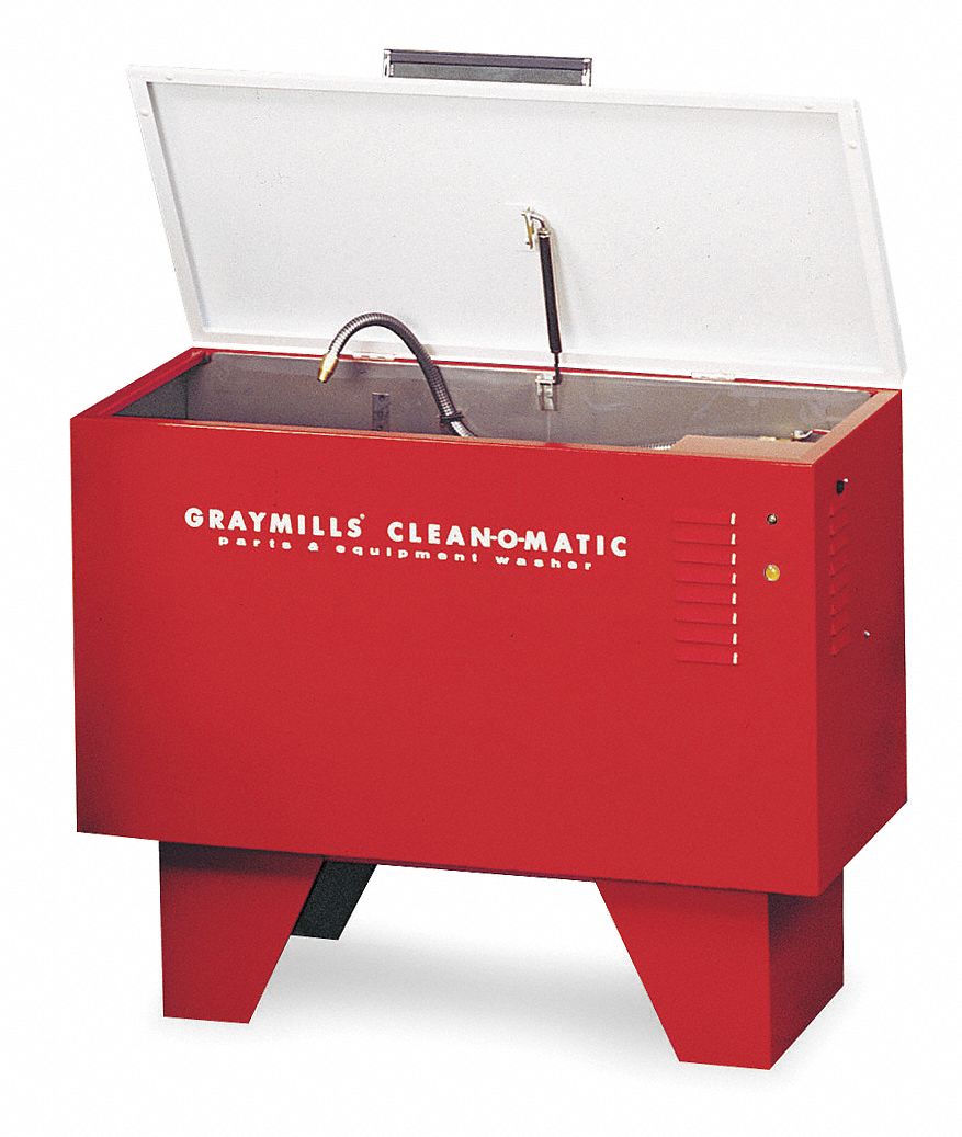 CLEANOMATIC Solvent Parts Washer 85 gal Tank Capacity, 500 lb Load