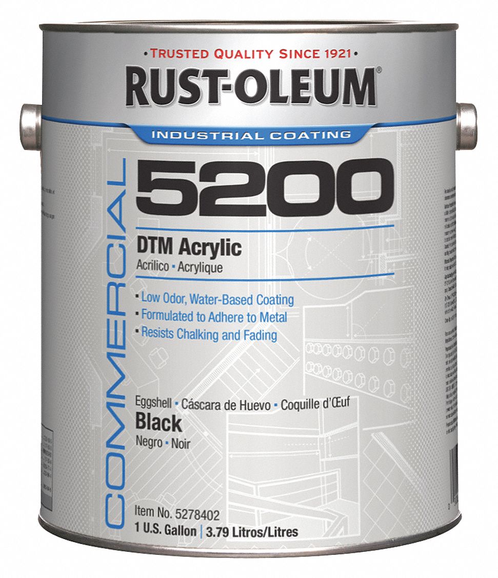 For Concrete/Masonry/Metal/Steel/Wood/Zinc, Black, Interior/Exterior