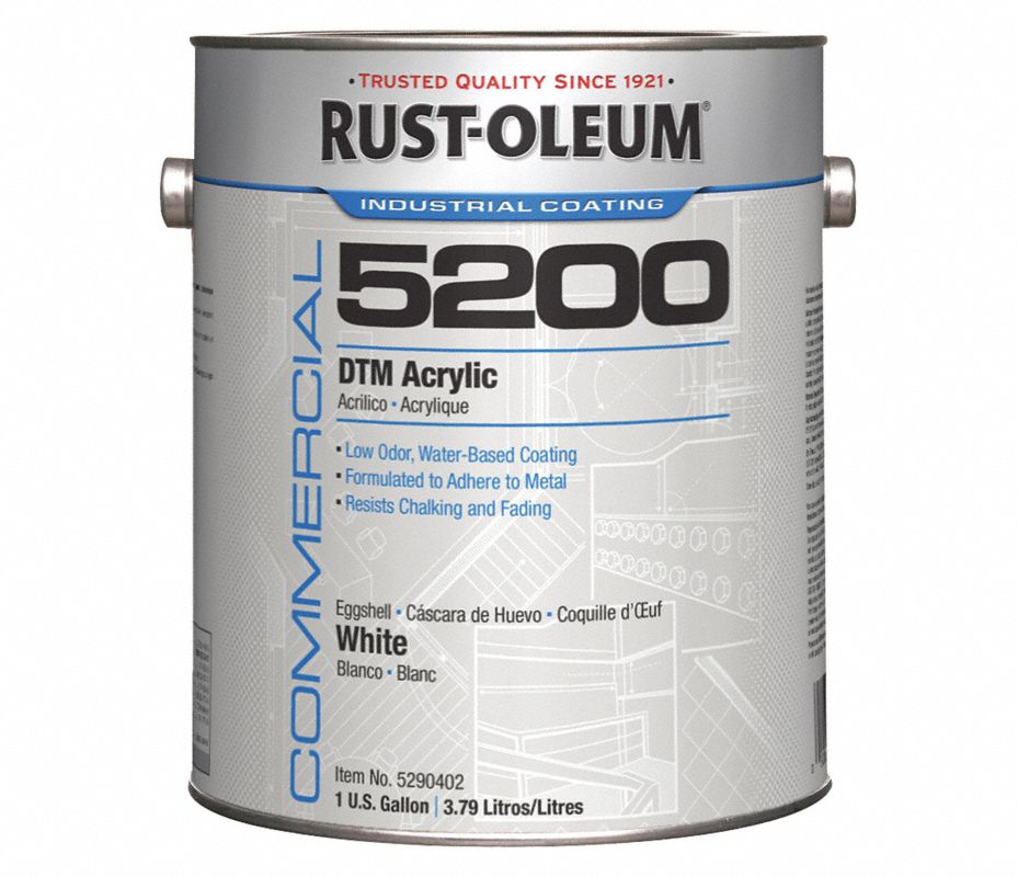 RUST-OLEUM Pintura Interior/Exterior, Acabado Plano, Tipo de Base de la