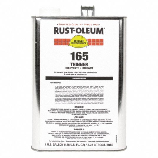 RUSTOLEUM Immersion Paint Thinner Can, Solvent, 1 gal Container 6H076165402 Grainger