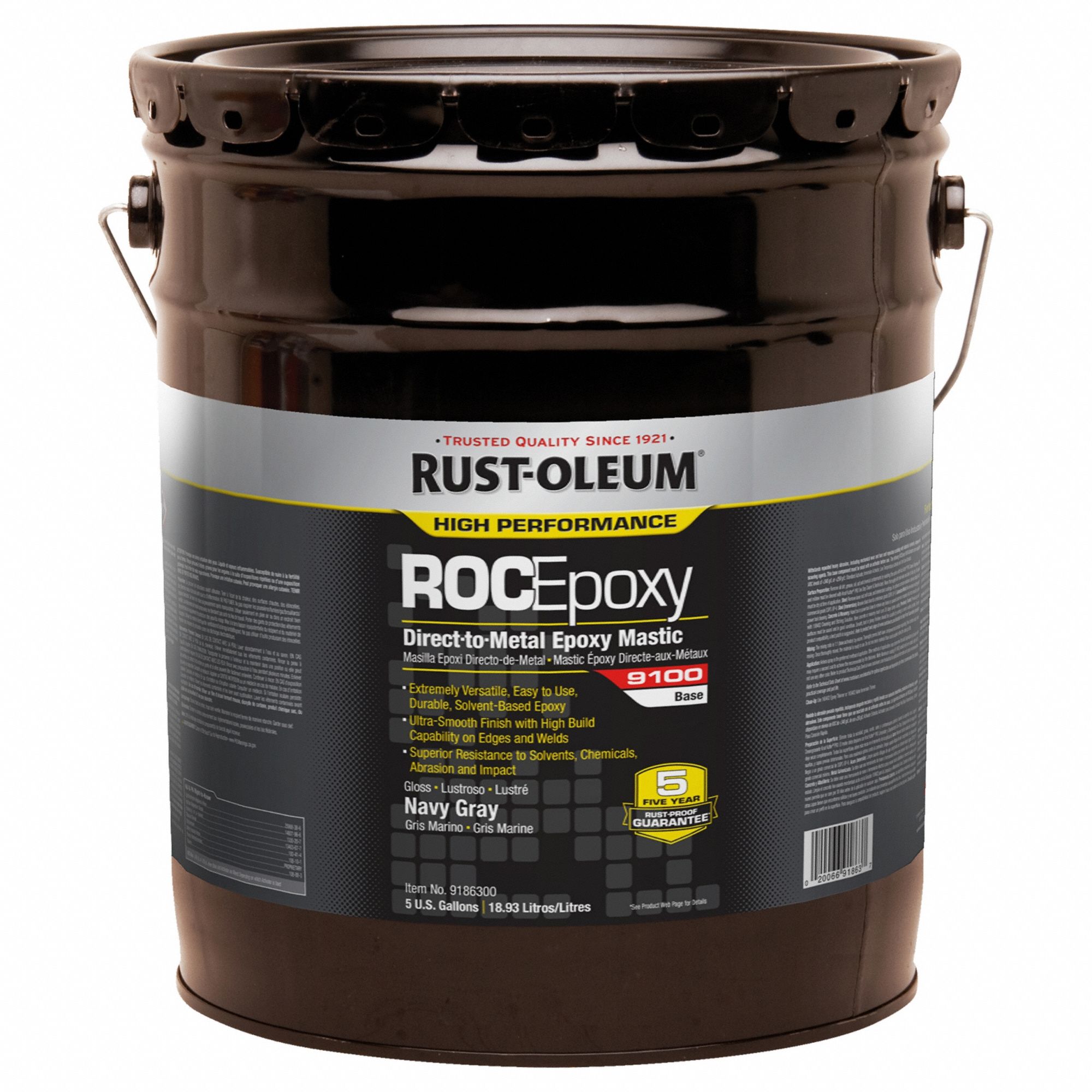 RUST OLEUM Exterior Interior Epoxy Mastic Epoxy Paint Base 6H215 9186300 Grainger