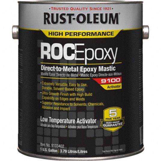 Rustoleum 9103402 Epoxy Low Temp Activator, 9100, 1 Gal