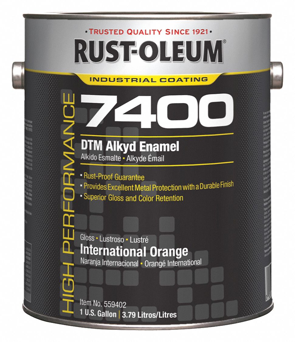 RUST-OLEUM Pintura Interior/Exterior, Acabado Alto Brillo, Tipo de Base