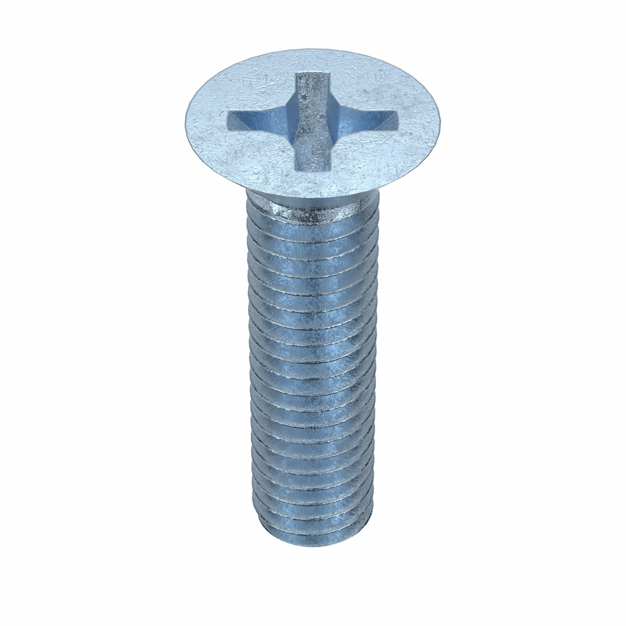 Machine Screw: M3x0.50 Thread Size, 12 mm Lg, Class 4.8, Steel, Zinc-Plated, Flat, Phillips, 100 PK