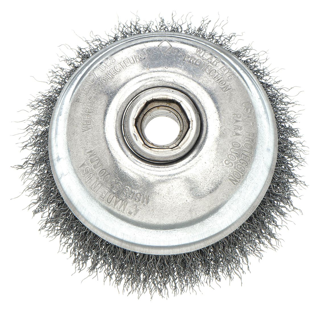 5IN CRIMP CUP BRUSH/CARBON STE