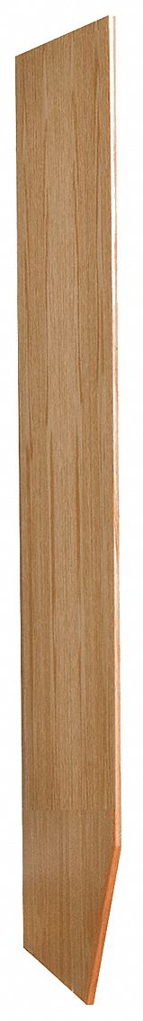 Locker Finished End Panel: 3/4 in x 24 in x 84 in, For 24 in_30 in Locker Wd, Wood