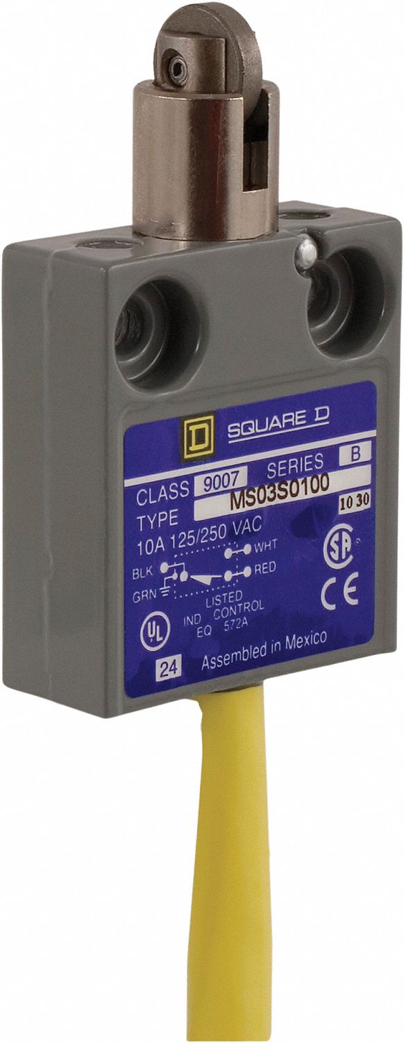 SQUARE D Cross Roller, Plunger General Purpose Limit Switch; Location