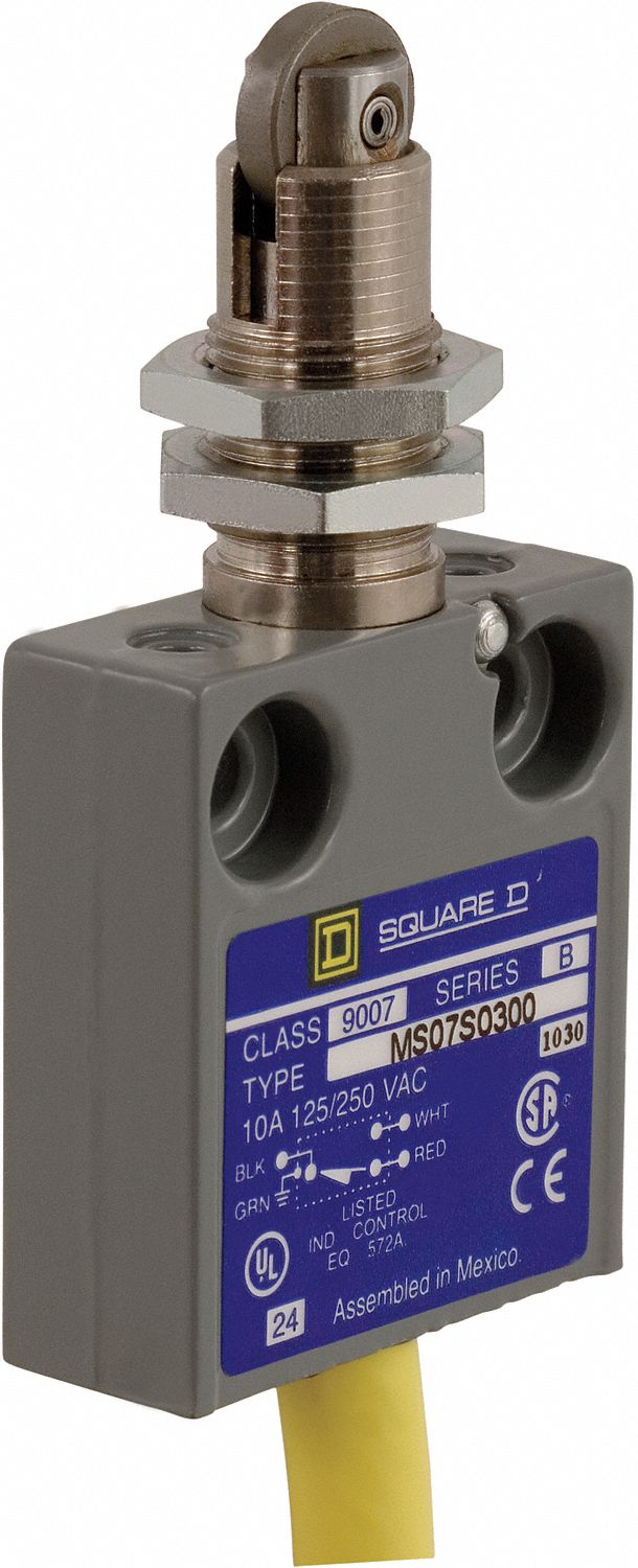 SQUARE D, SPDT, 10A 300V, General Purpose Limit Switch 6HCH1
