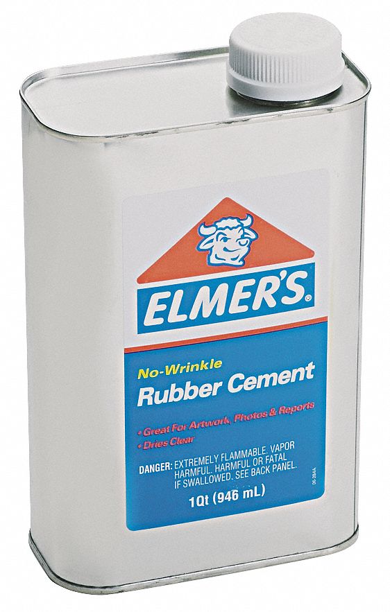 1 qt. General Purpose Rubber Cement, Opaque