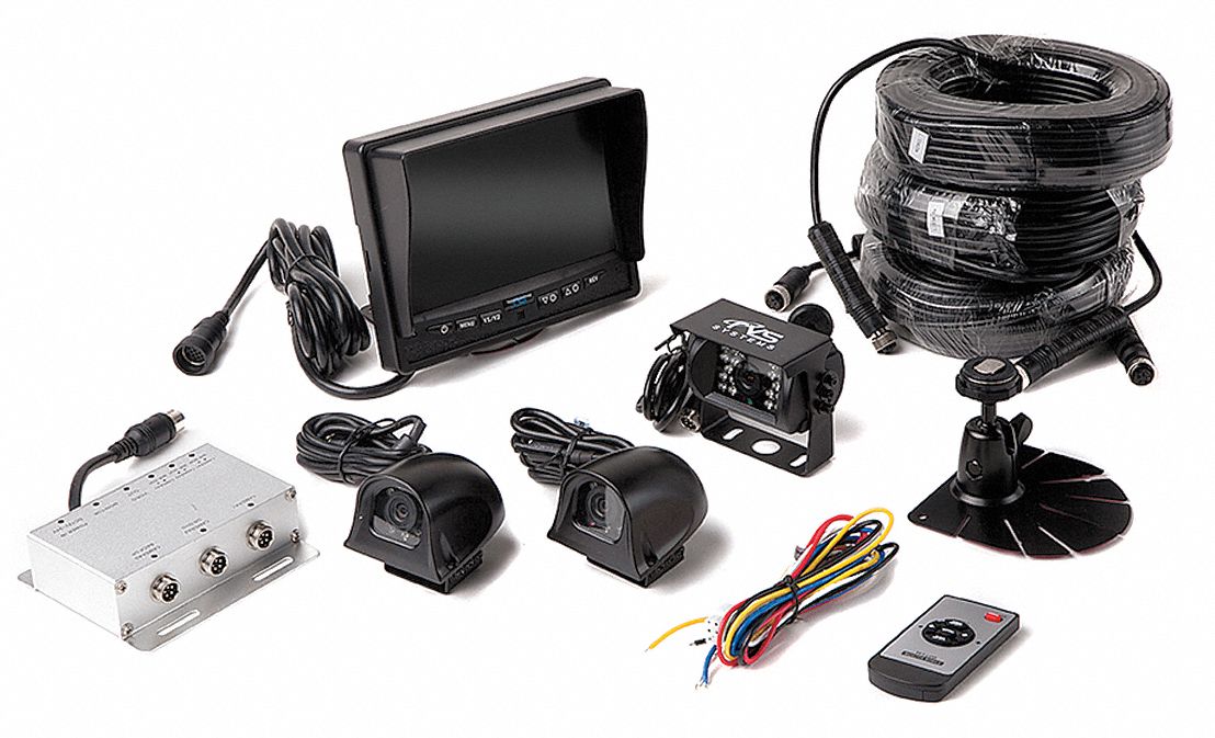 Rear View Camera System: CCD, TFT-LCD, 120°_130° Viewing Angle