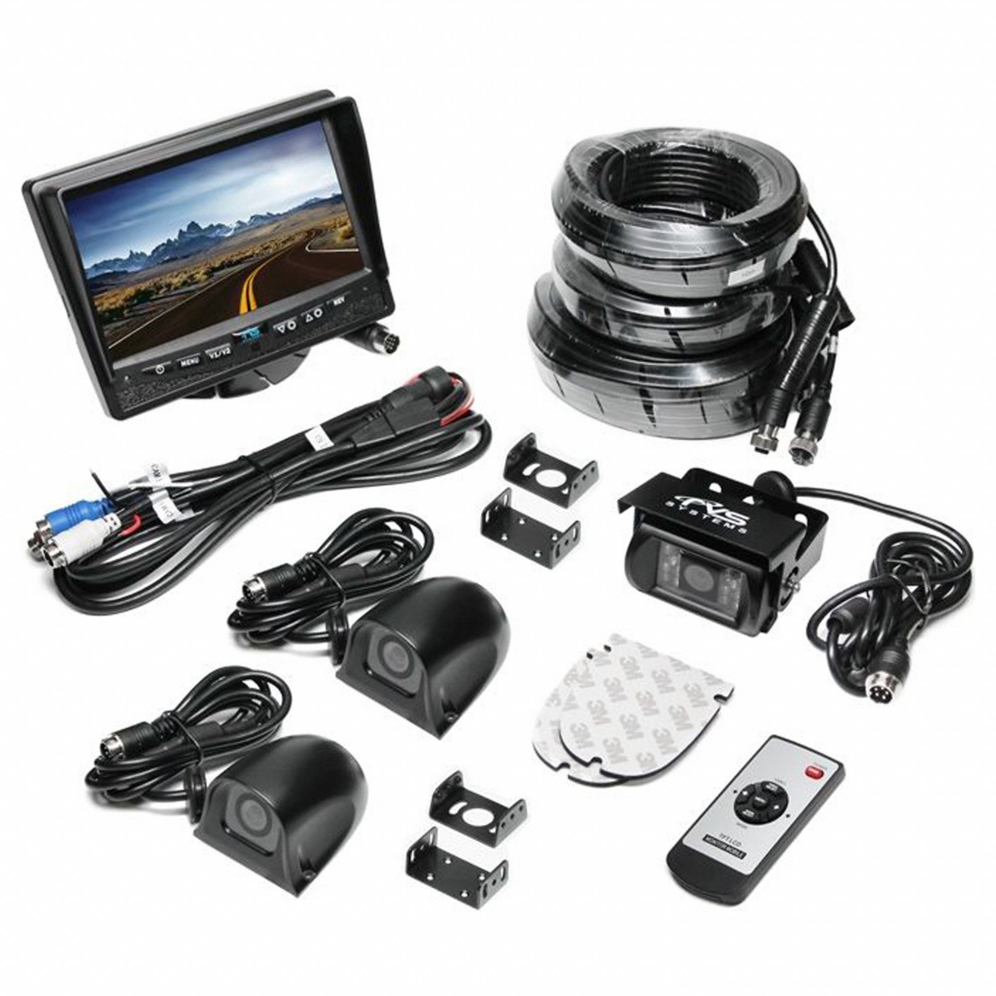 Rear View Camera System: CCD, TFT-LCD, 120°_130° Viewing Angle
