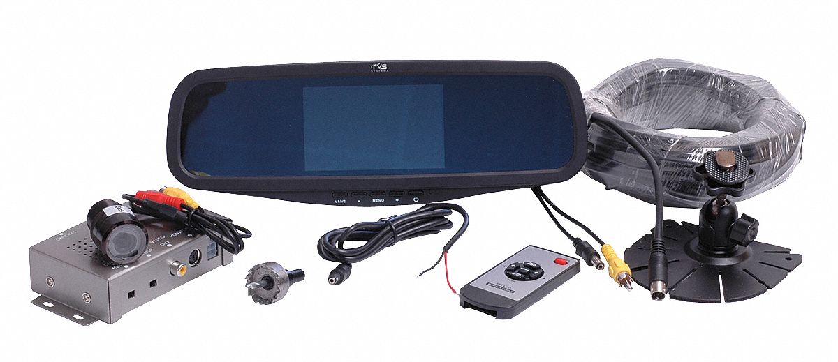 REAR VIEW SAFETY/RVS SYSTEMS, CMOS, TFT-LCD, Rear View Camera System - 6HCK7RVS-082510 - Grainger