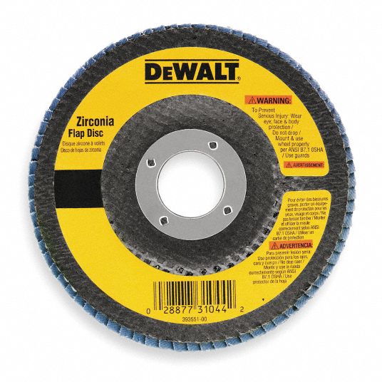 DEWALT 7 8 in Zirconia Alumina Arbor Mount Flap Disc 6HD58