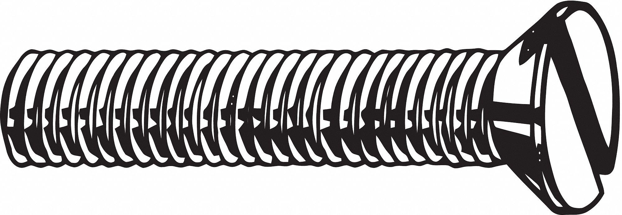 GRAINGER APPROVED Machine Screw M5 Thread Size, 12 mm Lg, 188