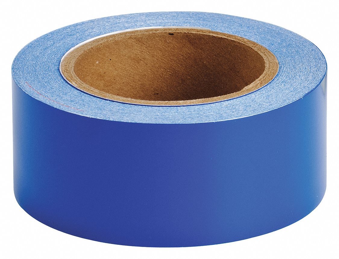 Blue, 2 in Wd, Pipe Marking Tape 6HF6755262 Grainger