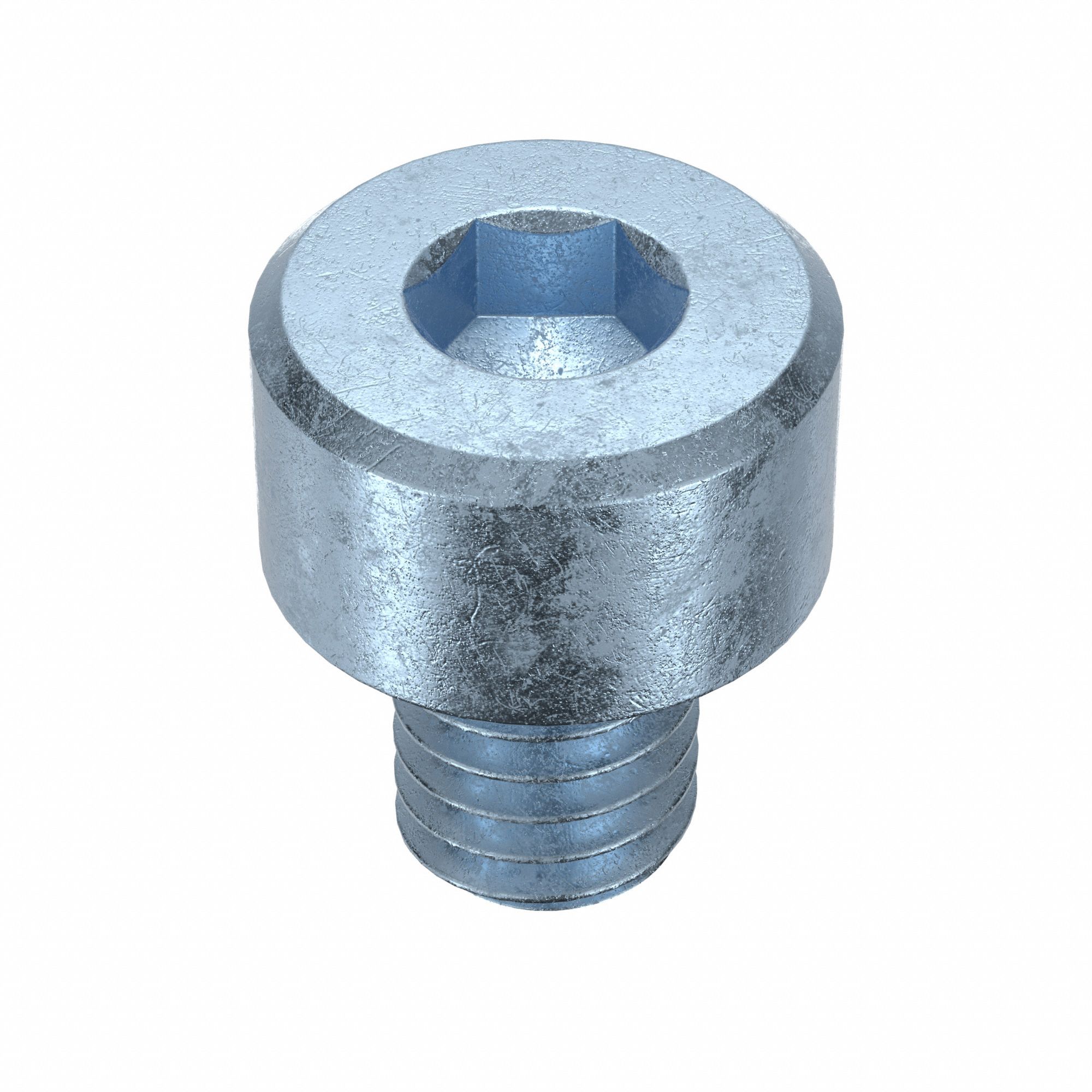 Socket Head Cap Screw: M4x0.70 Thread Size, 5 mm Lg, Std, Zinc Plated, Alloy Steel, 100 PK