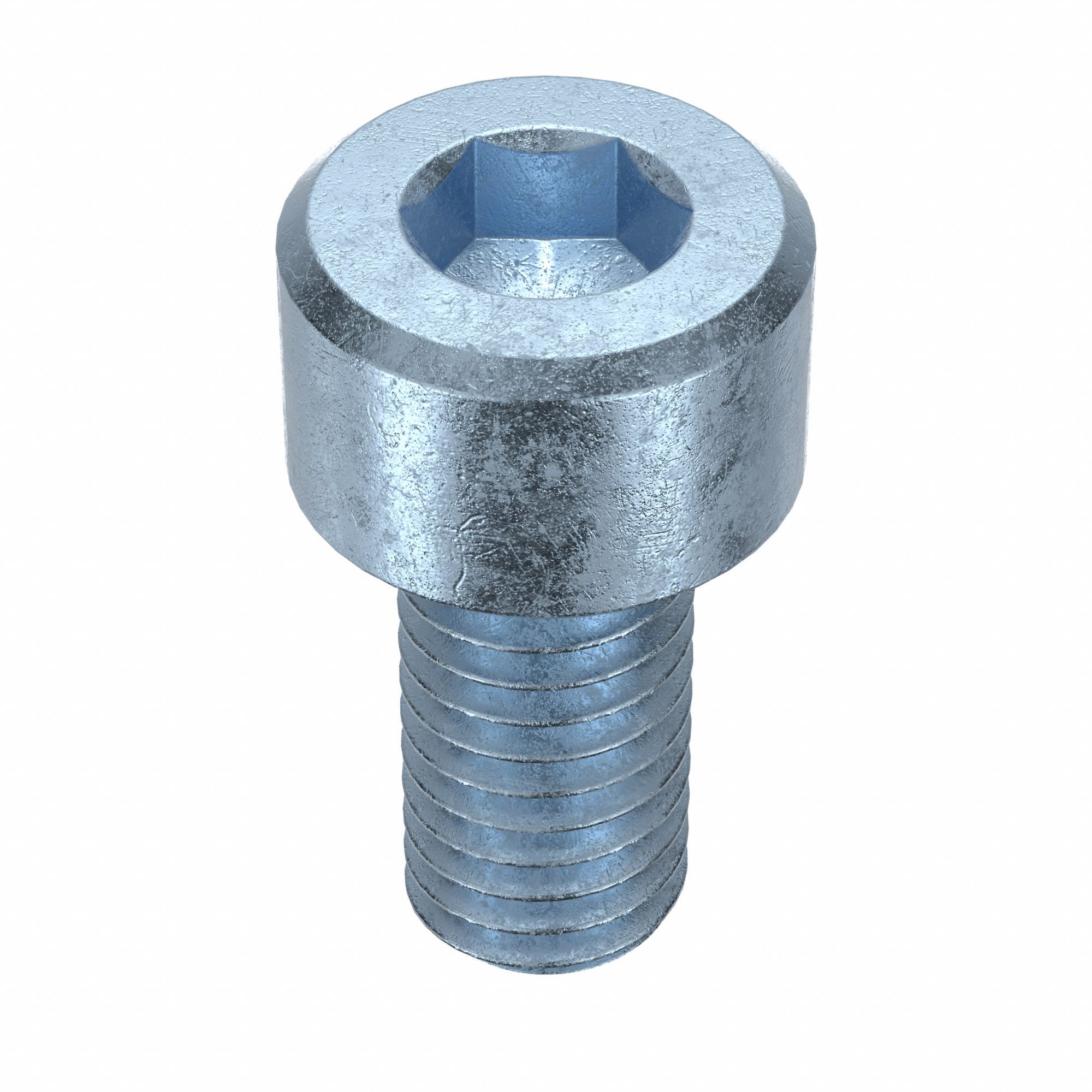 Socket Head Cap Screw: M5x0.80 Thread Size, 10 mm Lg, Std, Zinc Plated, Alloy Steel, 100 PK