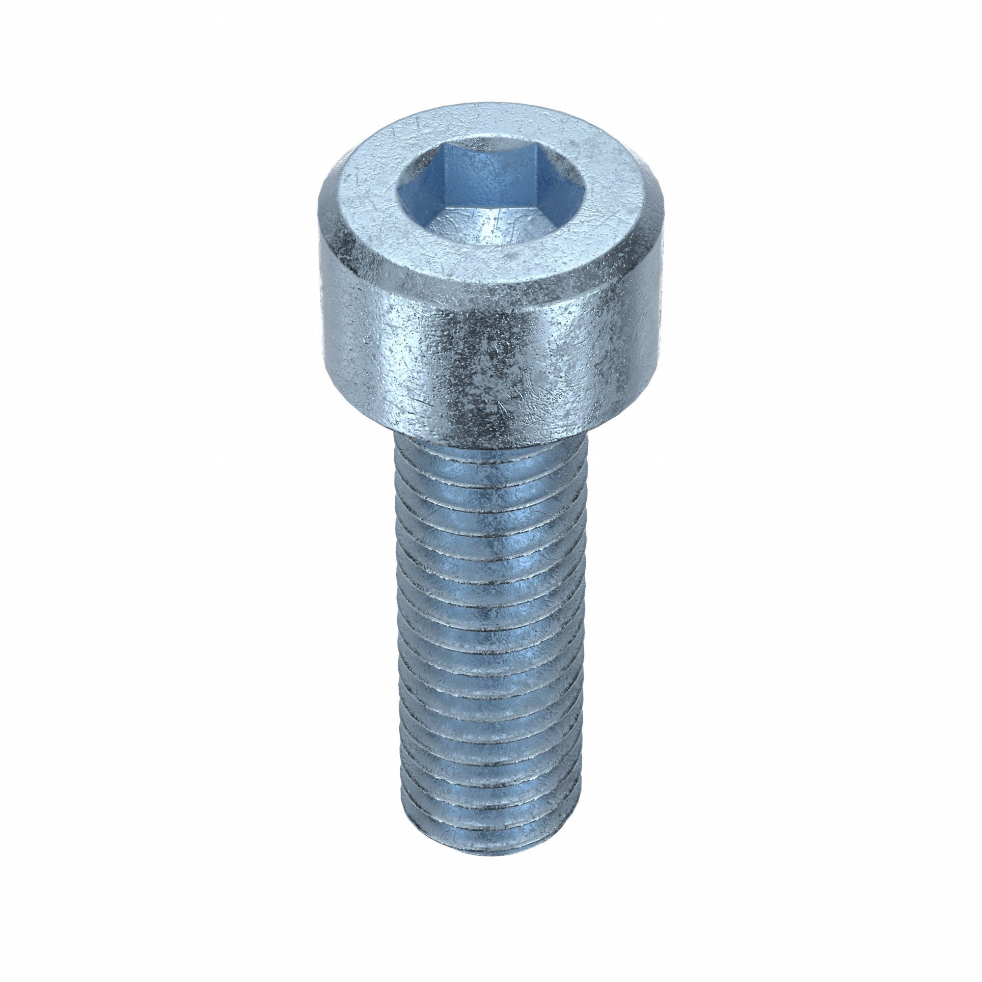 Socket Head Cap Screw: M5x0.80 Thread Size, 16 mm Lg, Std, Zinc Plated, Alloy Steel, 100 PK