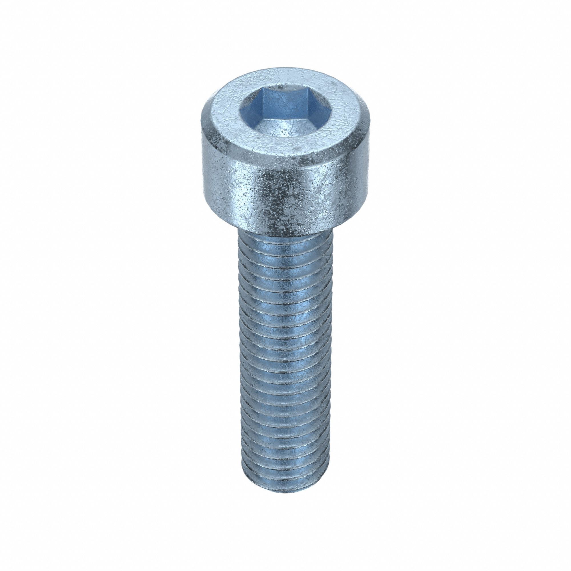 Socket Head Cap Screw: M5x0.80 Thread Size, 20 mm Lg, Std, Zinc Plated, Alloy Steel, 100 PK