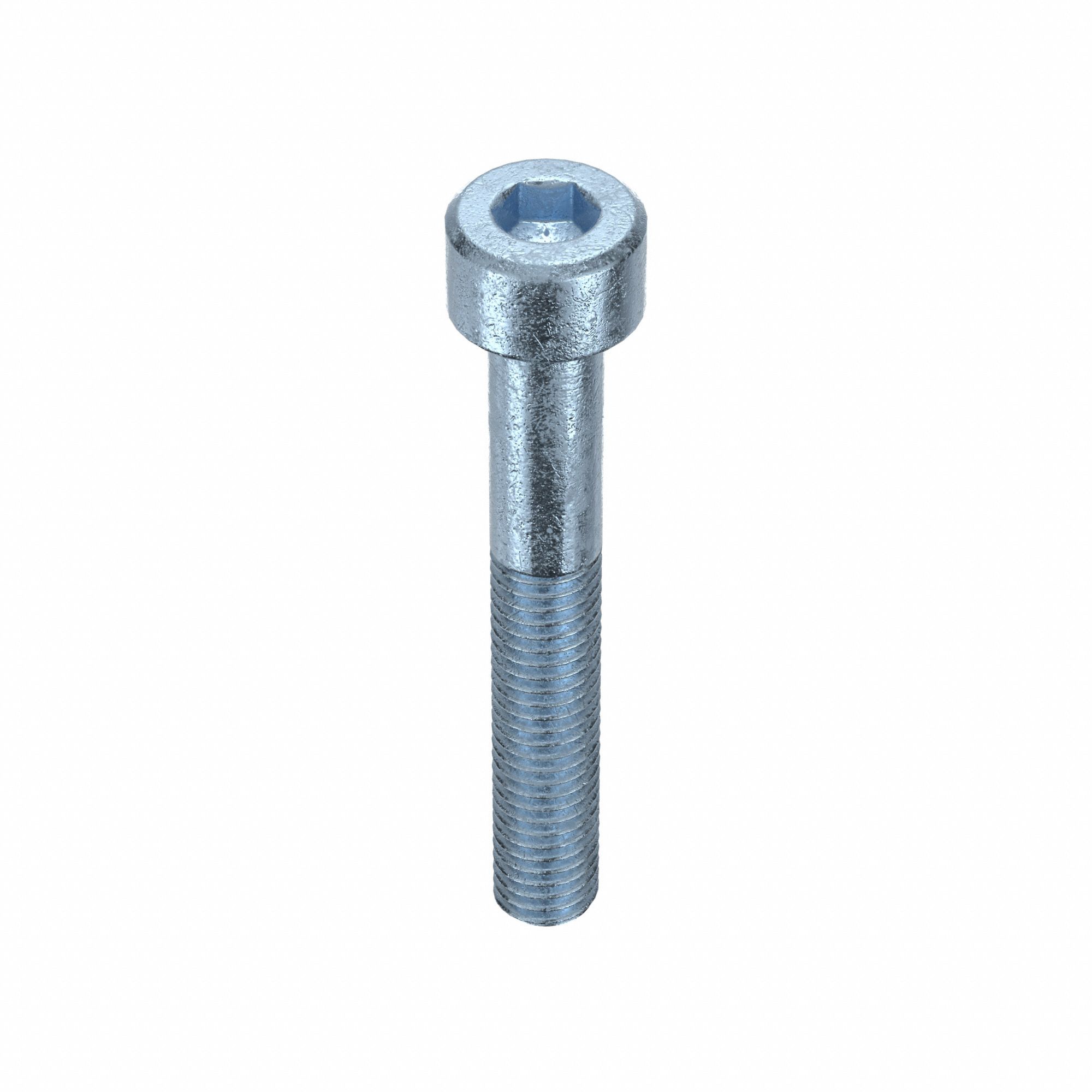 Socket Head Cap Screw: M5x0.80 Thread Size, 35 mm Lg, Std, Zinc Plated, Alloy Steel, 100 PK