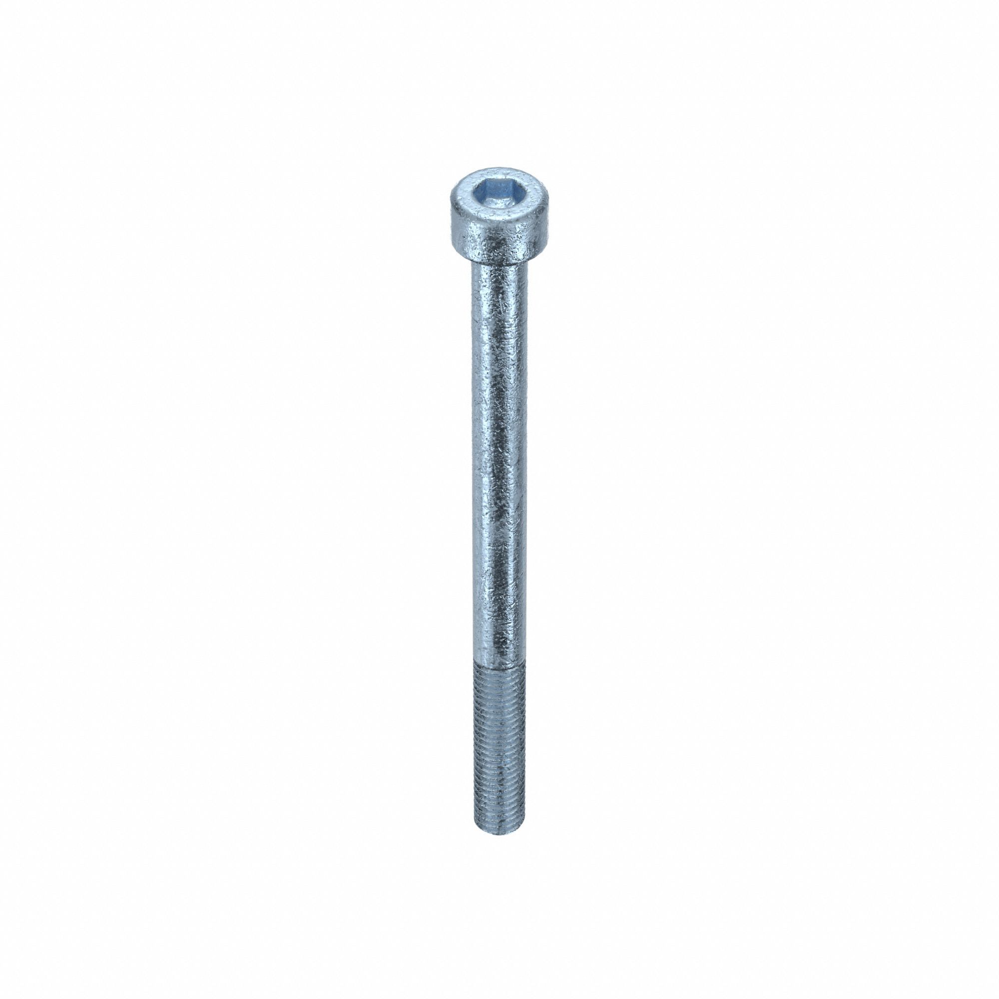Socket Head Cap Screw: M5x0.80 Thread Size, 70 mm Lg, Std, Zinc Plated, Alloy Steel, 25 PK