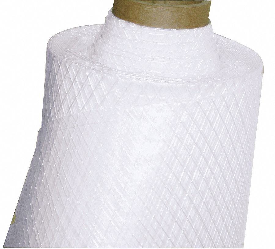 Plastic Sheeting Roll: 100 ft Lg, 20 ft Wd, 6 mil Thick