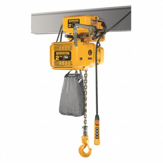 HARRINGTON, H4 - Heavy Duty, Motorized Trolley, Electric Chain Hoist ...