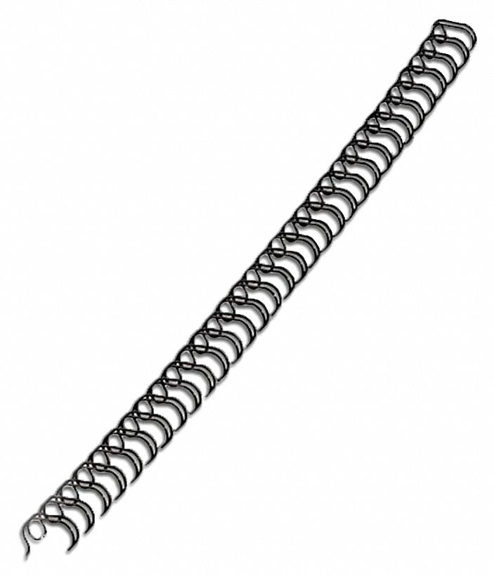 BINDING SPINE,BLACK,METAL