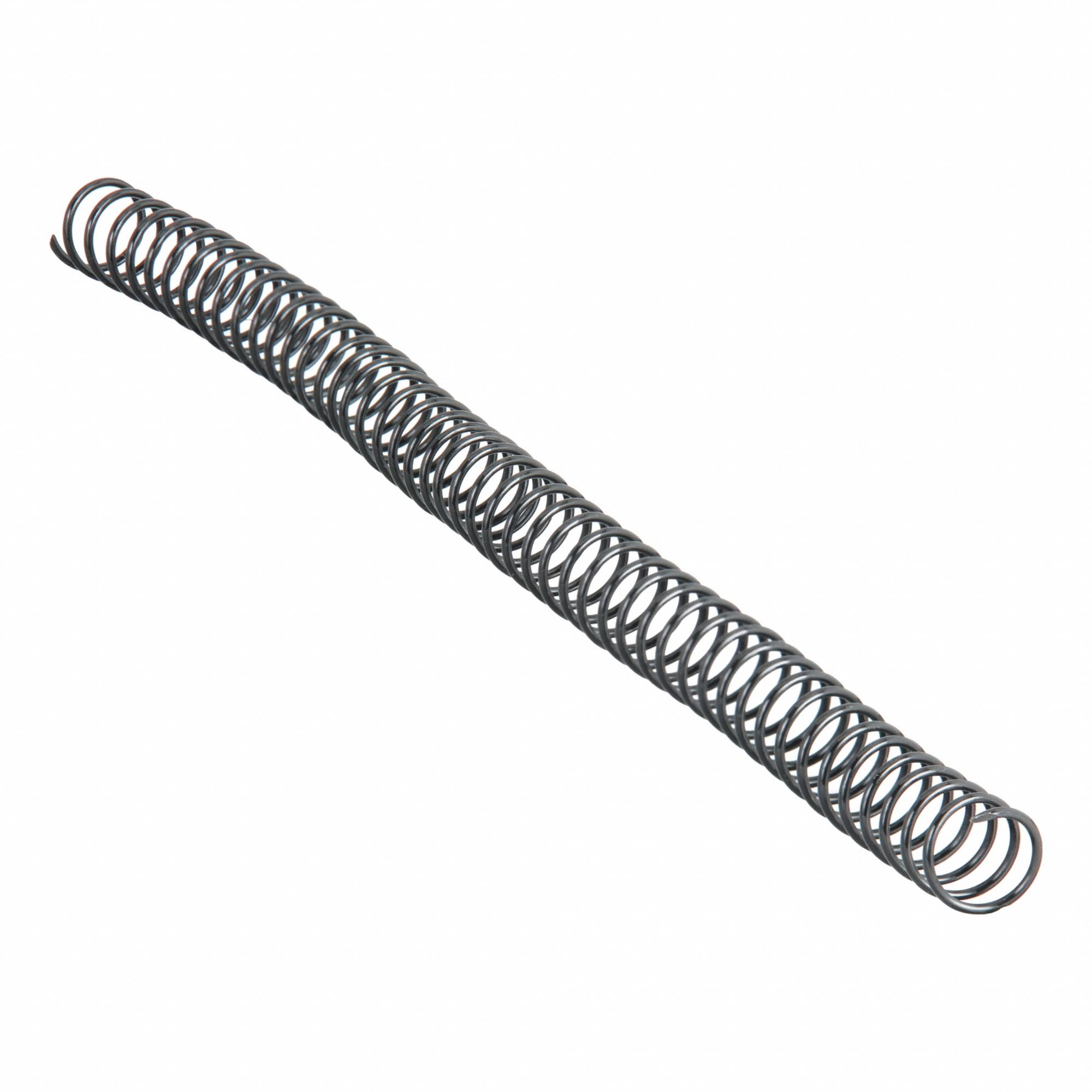 Binding Spine: Coil, 14 mm Coil Size, Plastic, Black, 115 Sheet Capacity, 100 PK
