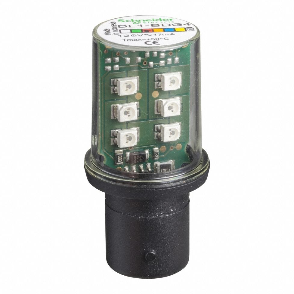 AMPOULE DEL COMPACTE ET STABLE, DOUBLE CONTACT BAÏONNETTE (BA15D), 120VCA/DC, 17 MW