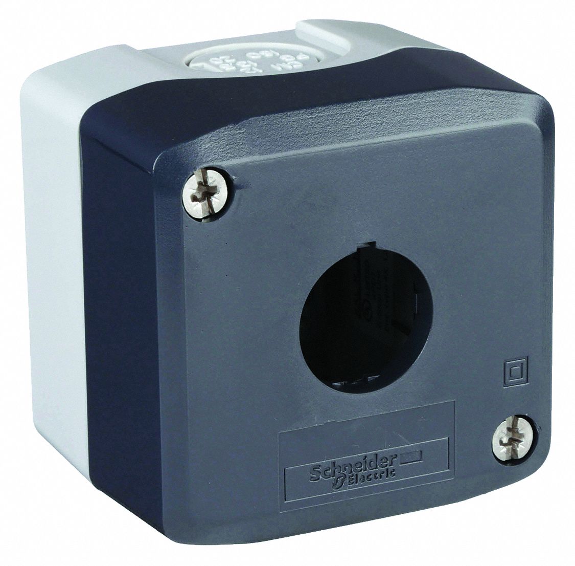 PUSH BUTTON ENCLOSURE, 22 MM, 1 HOLES, NON-METALLIC, NEMA 13/4X