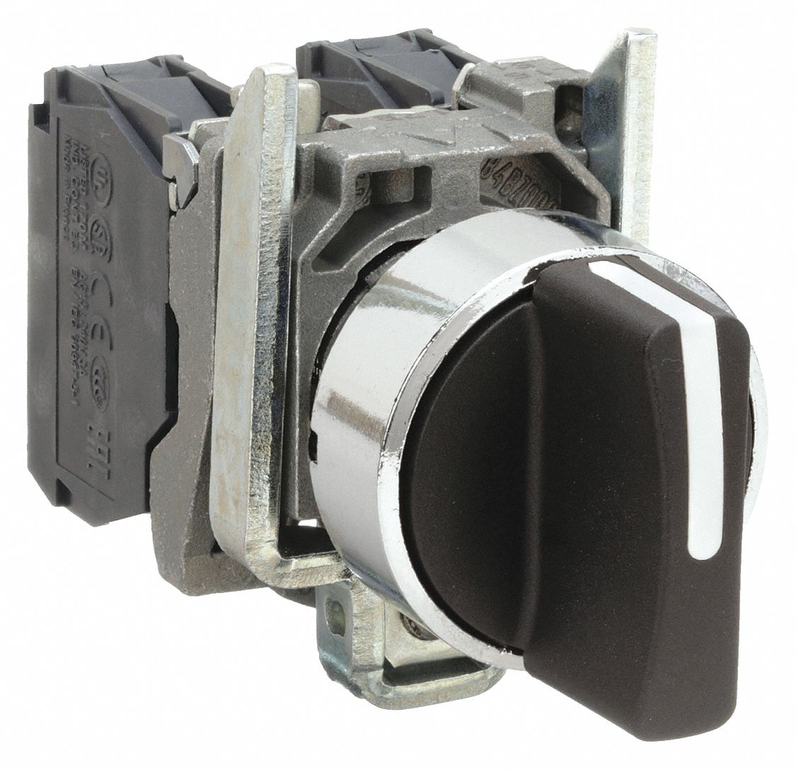 SCHNEIDER ELECTRIC, 22 mm Panel Mounting Size, 3 Positions