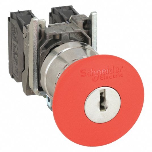 SCHNEIDER ELECTRIC, 22 mm Size, 40mm Emergency Stop Push Buttons