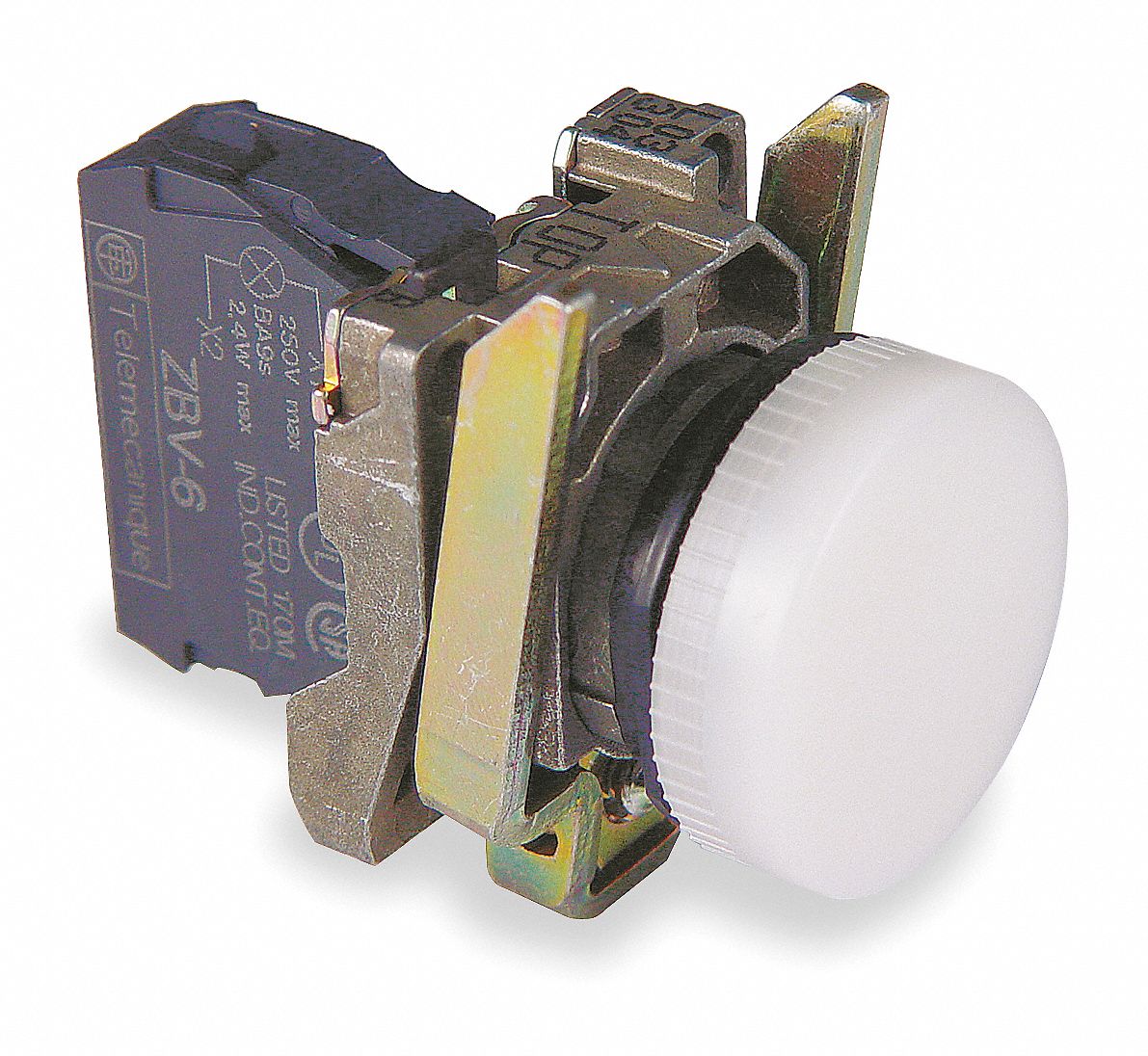 PilotLight,  White,  22mm,  NoLamp Included