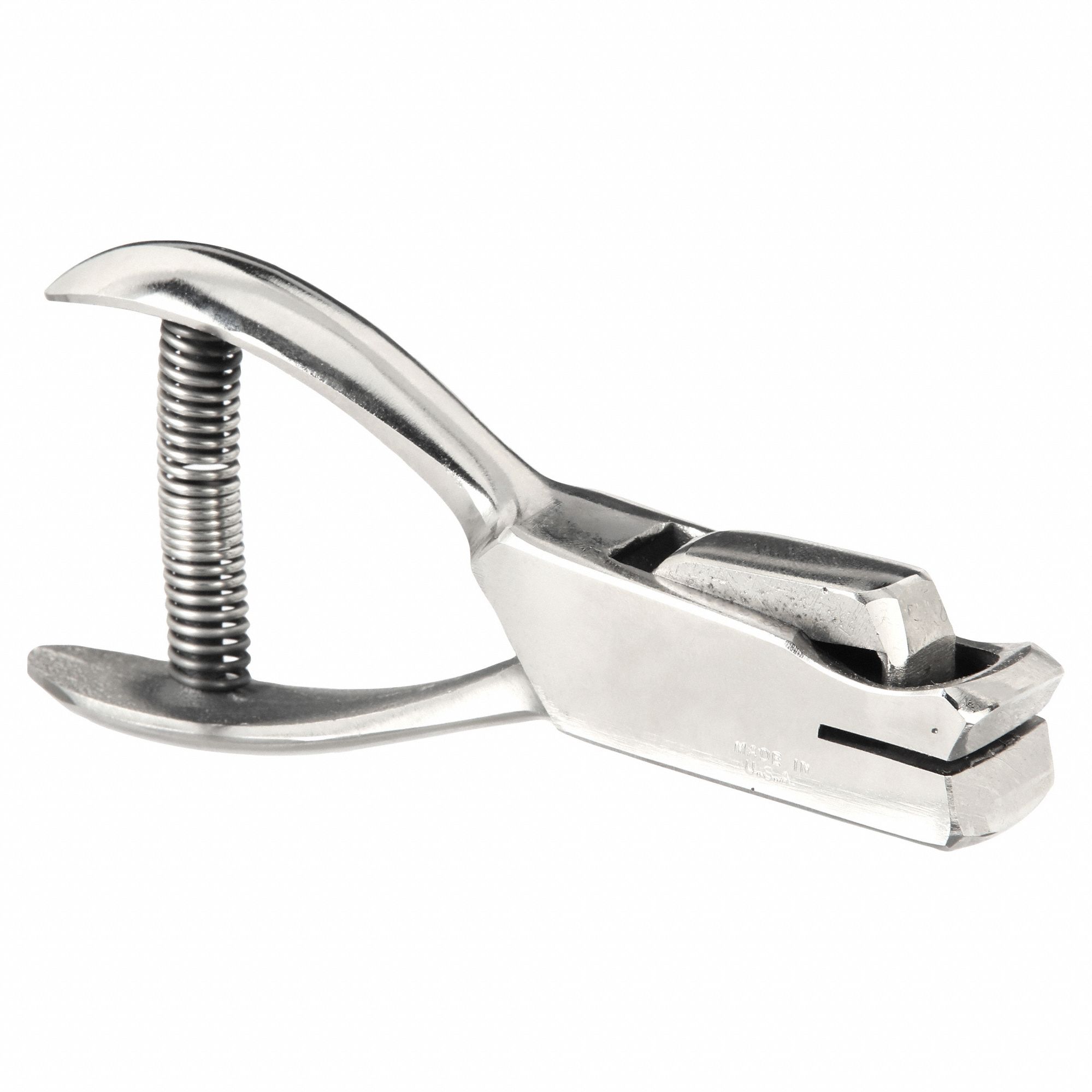 Manual Paper Hole Punch: 12 Sheet Capacity, 1 Holes Punched, Metal