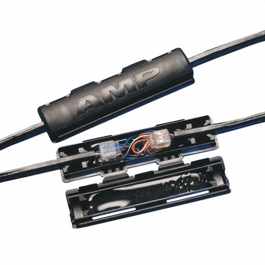 TE CONNECTIVITY, Splice Kit, Black, Phone Splice Kit - 6HKC4|CPGI-WWG ...