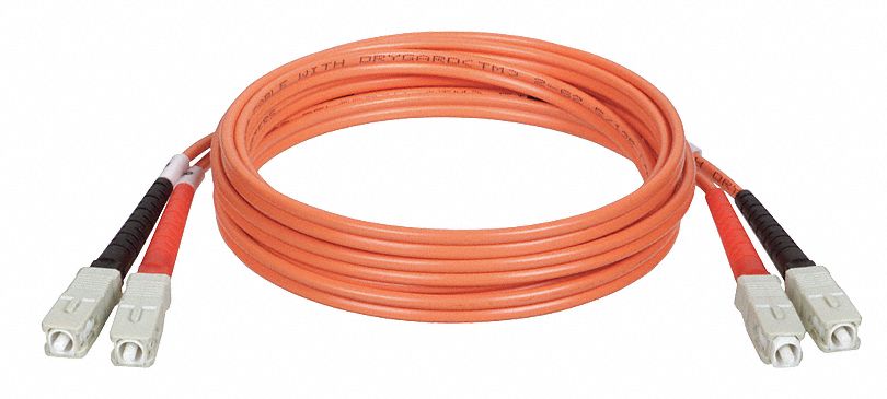 Fiber Cord, Duplex, SC,  SC, 2m, Orange