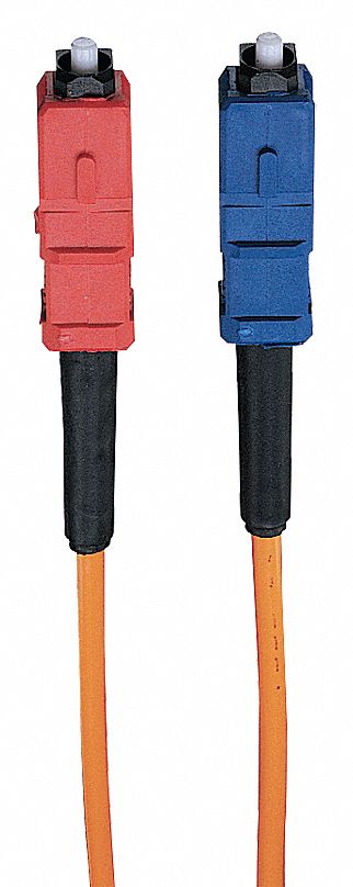 Fiber Cord, Duplex, LC,  SC, 1m, Orange