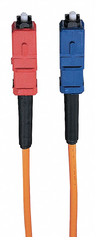Fiber Cord, Duplex, LC,  SC, 2m, Orange