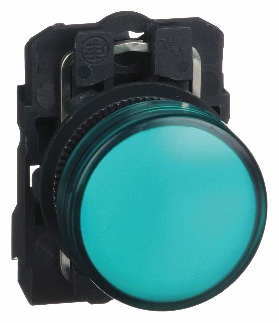 SCHNEIDER ELECTRIC Pilot Light Complete, 22 mm, 110 to 120V AC Voltage