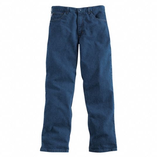 CARHARTT Pants, Blue, Cotton, 34 x 36 In. - 6HMV9|FRB100-DNM 34 36 ...