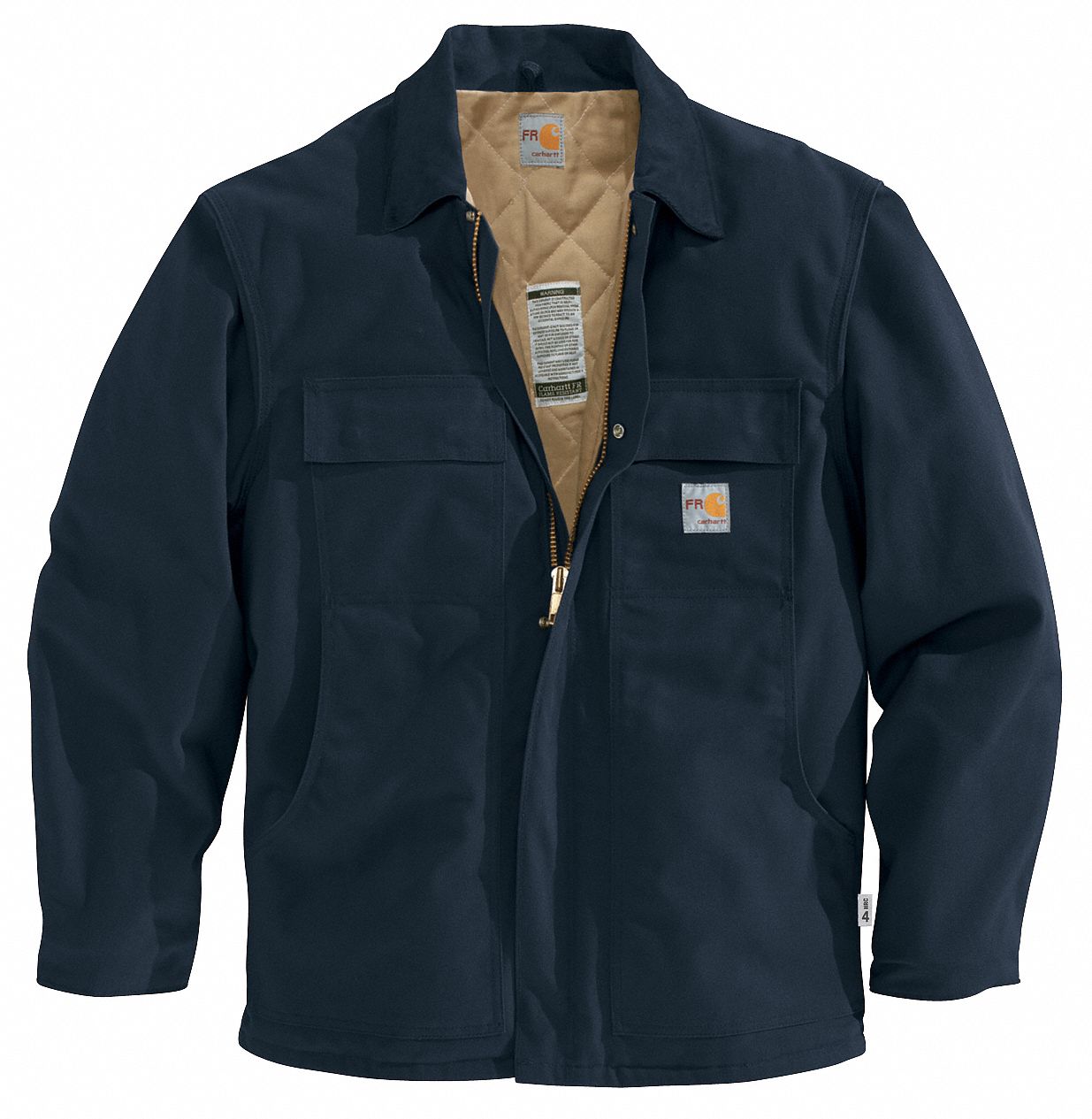 CARHARTT, 4 PPE CAT, 54.3 cal/sq cm ATPV, FR Coat - 35EN53|101618