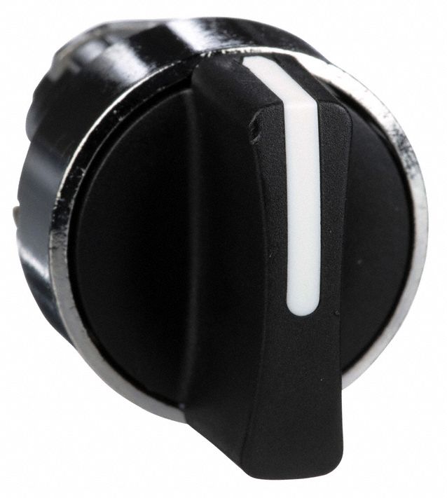 Short-Handled Selector Switch: 22 mm Panel Mount Size, 3 Positions, Series XB4