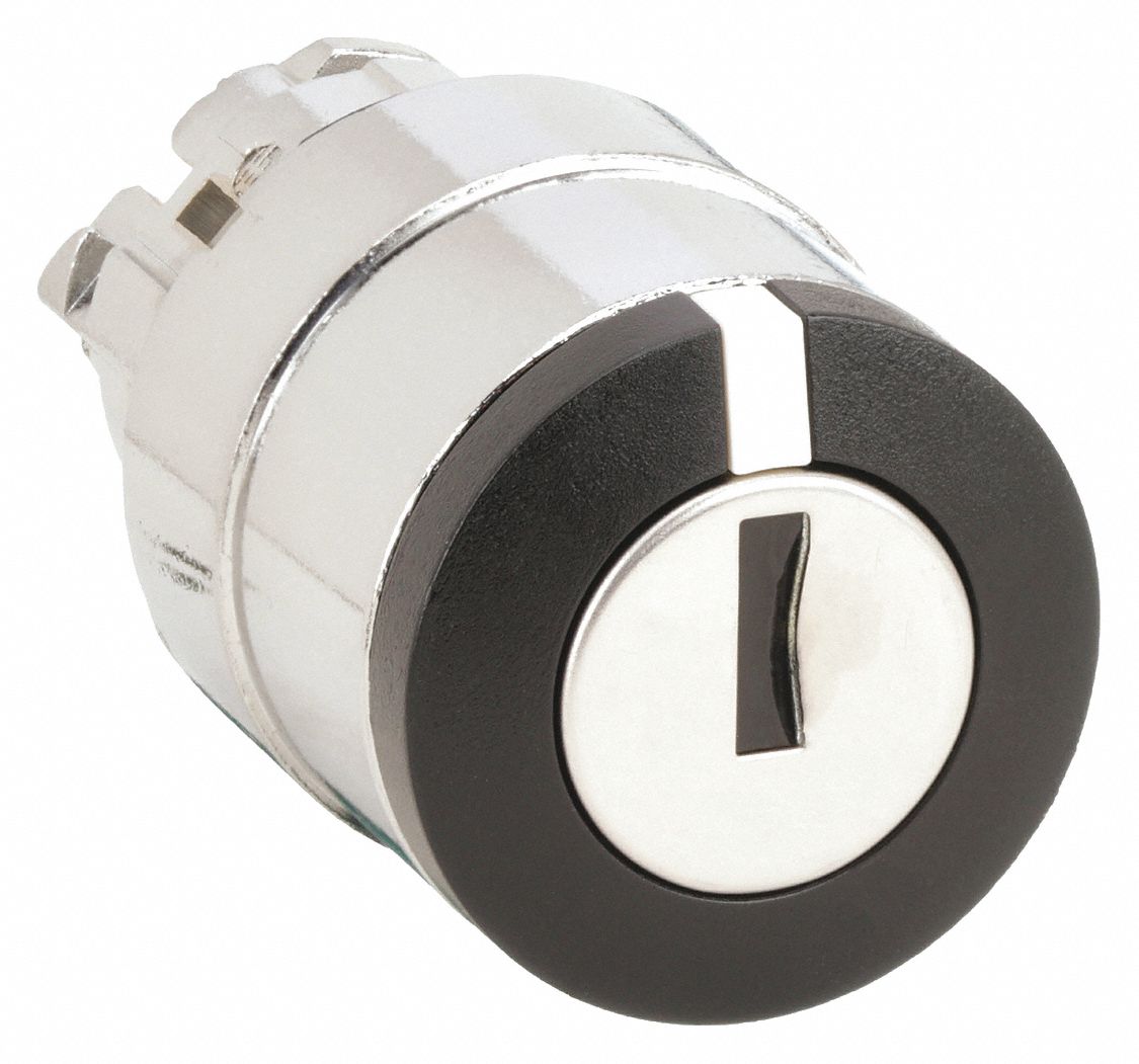 Keyed Selector Switch: 2 Position, 22 mm Panel Mounting Size, Series XB4
