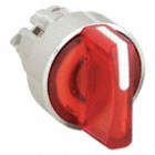 ILLUM SELECTOR SWITCH,2 POS,22MM,RED