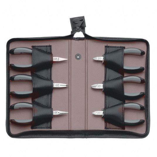 Plier and Cutter Set w/Zip Pouch Grainger